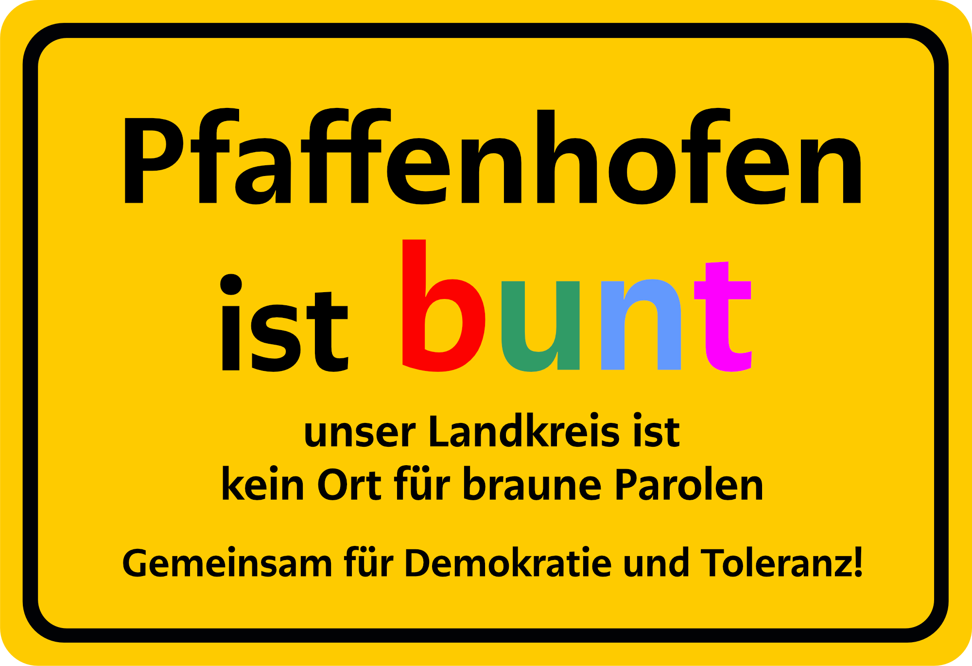 Pfaffenhofen ist bunt